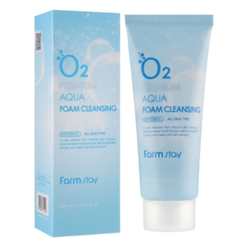 Пінка для вмивання FarmStay киснева, 100 мл - Pampik