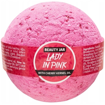 Бомбочка для ванни Beauty Jar Lady In Pink 200 г - Pampik