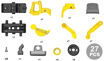 Конструктор DIY Spatial Creativity Екскаватор LM9011, жовтий (CJ-1614166) - Pampik - 3