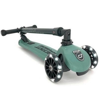 Самокат Scoot and Ride Highwaykick-3 серо-зеленый (SR-96345) - Pampik - 3