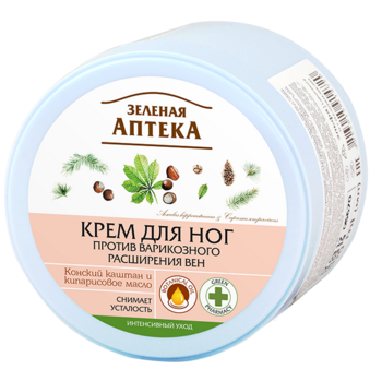 Крем для ніг Зелена Аптека Проти варикозу, 300 мл - Pampik