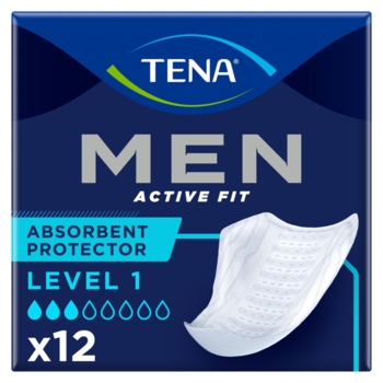 Урологічні прокладки для чоловіків Tena Men Level Active Fit L 1, 12 шт. - Pampik