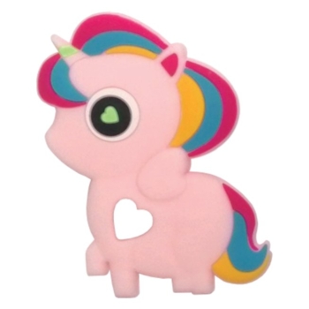 Прорізувач для зубів Lindo Єдиноріг, рожевий (LI 328-12) - Pampik