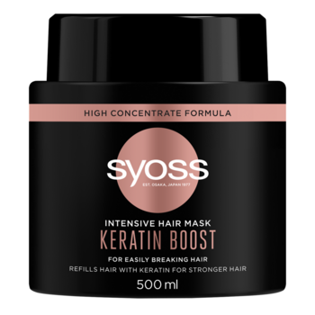 Інтенсивна маска Syoss Keratin, для ламкого волосся, 500 мл - Pampik