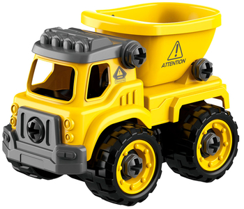 Конструктор DIY Spatial Creativity Строительный самосвал, желтый (CJ-1614171) - Pampik - 2