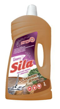 Средство для пола и поверхностей Sila Сандаловое дерево, 1 л - Pampik