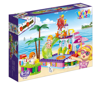 Конструктор BanBao Модний пляж Аквапарк, 205 елементів (6128) - Pampik