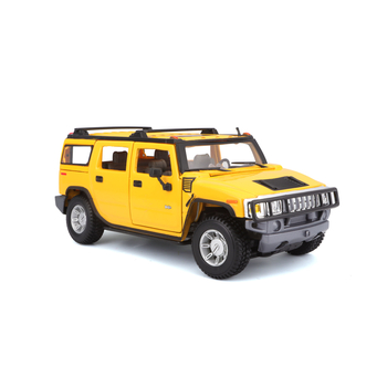 Ігрова автомодель Maisto Hummer H2 SUV 2003, жовтий, 1:27 (31231 yellow) - Pampik