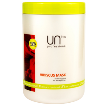 Маска відновлююча UNi.tec Hibiscus Mask для пошкодженого волосся, 1000 мл (20880) - Pampik
