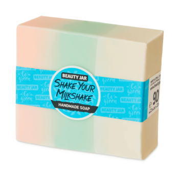 Гліцеринове мило ручної роботи Beauty Jar Shake Your Milkshake, 90 г - Pampik