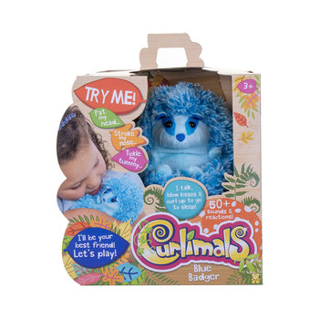 Интерактивная игрушка Curlimals Барсук Блу (3710) - Pampik - 11
