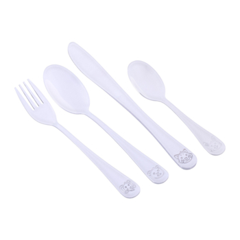 Набір дитячих столових приборів Kamille, 4 предмети (KM-5336) - Pampik