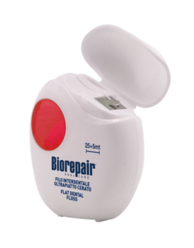 Зубна нитка-флос Biorepair Позбавлення чутливості з гідроксиапатитом та цинком РСА, 30 м - Pampik - 2