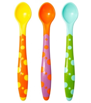 Набор ложечек Lindo, с длинной ручкой, 3 шт. в ассортименте (Li 809 жел) - Pampik