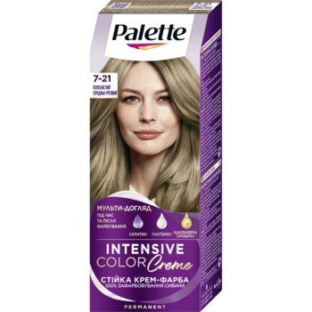 Краска для волос Palette ICC 7-21 пепельный средне-русый 110 мл (2805409) - Pampik