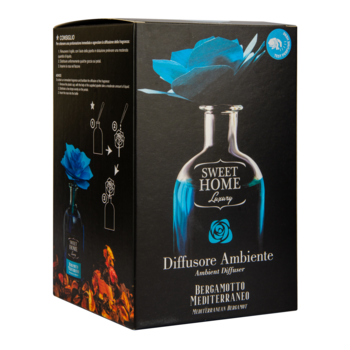 Аромадифузор Sweet Home Luxury Середземноморський бергамот із блакитною трояндою, 250 мл (SACLRRo250) - Pampik - 2