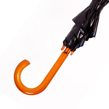 Парасолька-тростина Bergamo Купол-небо, чорний (4513203) - Pampik - 4