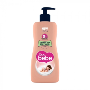 Шампунь и гель для душу Teo bebe Aloe, 400 мл (60179) - Pampik