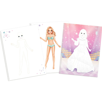 Альбом для розфарбовування Motto A/S Гламур Top Model (410733) - Pampik - 2