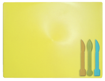 Дошка для пластиліну ZiBi Kids Line, 3 стека, жовта (B.6910-08) - Pampik