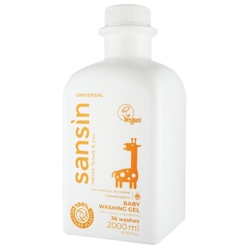 Гель для прання дитячих речей Sansin Baby, 2 л - Pampik