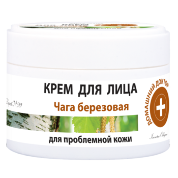 Крем для лица Домашний Доктор Чага березовая, 100 мл - Pampik