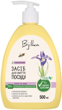 Засіб для миття посуду Bjilka М'ята та ірис, 500 мл - Pampik