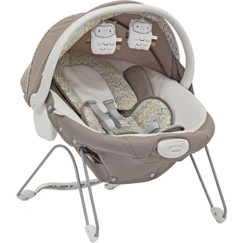 Укачивающий центр Graco Glider Elite Chevron, бежевый - Pampik - 3
