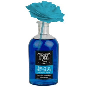 Аромадифузор Sweet Home Luxury Середземноморський бергамот із блакитною трояндою, 250 мл (SACLRRo250) - Pampik