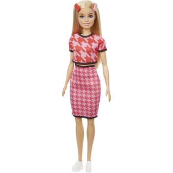 Кукла Barbie Модница в костюме в ломаную клетку (GRB59) - Pampik