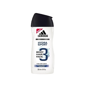 Гель для душа Adidas 3 в 1 Body, Hair and Face Hydra Sport, 250 мл - Pampik