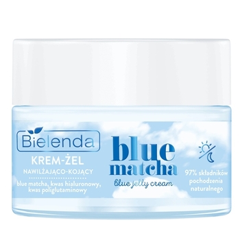 Крем-гель для обличчя Bielenda Blue Matcha Jelly Cream зволожуючий, 50 мл Matcha - Pampik