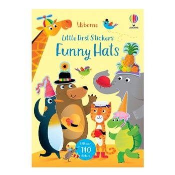 Little First Stickers Funny Hats - Jessica Greenwell, англ. мова (9781474986540) - Pampik