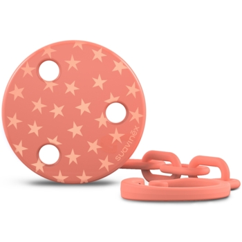 Кліпса для пустушки Suavinex Basics, рожевий (307632/2) - Pampik