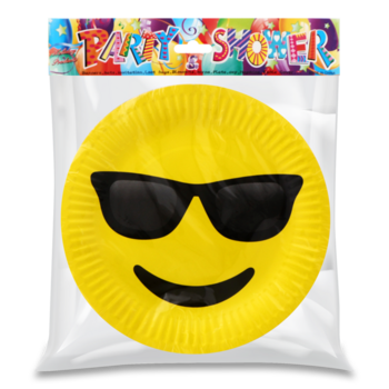 Набор одноразовых тарелок Offtop, желтый, 6 шт. (833638) - Pampik