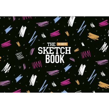 Альбом для малювання Star чорний 20 аркушів (PB-GB-020-426) - Pampik