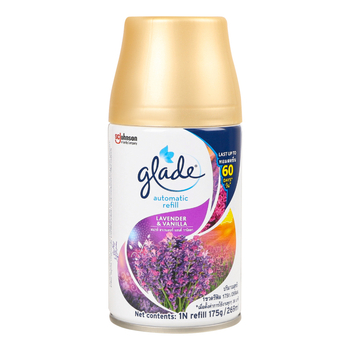 Сменный баллон к автоматическому освежителю Glade Лаванда и ваниль, 269 мл - Pampik