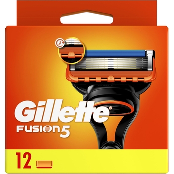 Змінні картриджі для гоління чоловічі Gillette Fusion5 12 шт. - Pampik - 2