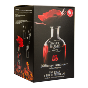 Аромадифузор Sweet Home Luxury Червоний виноград та гранат з червоною трояндою, 250 мл (SACLRRe250) - Pampik - 2