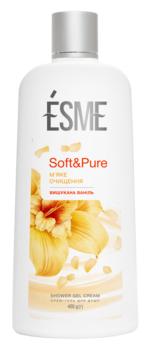 Крем-гель для душу Esme Soft&Pure, 400 мл - Pampik