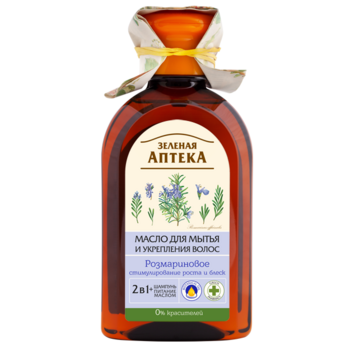 Олія для волосся Зелена Аптека Розмаринове, 250 мл - Pampik