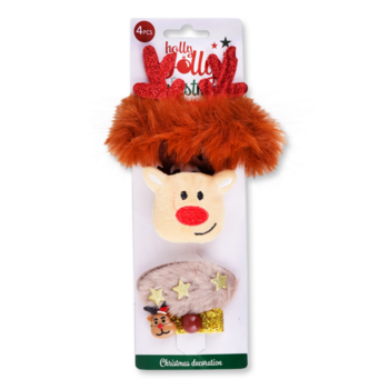 Набір шпильок Offtop, коричневий, 4 шт. (855115) - Pampik