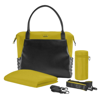 Сумка Cybex Priam Mustard yellow, желтый с черным (520003293) - Pampik