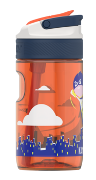 Поїльник Kambukka Lagoon Flying Superboy, 400 мл, помаранчевий (11-04019) - Pampik - 4