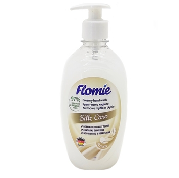 Крем-мило рідке Flomie Silk Care, 500 мл - Pampik