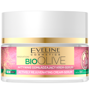 Активно омолоджуючий крем-сироватка Eveline Bio Olive, 50 мл - Pampik