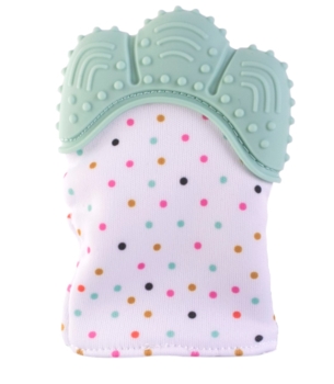 Прорізувач-рукавичка Baby Team, бірюзовий (4090_бірюзовий) - Pampik