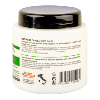 Маска Nani Professional, для жирных волос склонных к перхоти, 500 мл (NPMAD500) - Pampik - 3