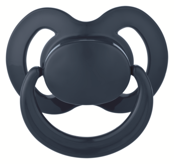 Пустышка силиконовая Baby-Nova с кольцом, ортодонтическая, 6-18 мес., голубой с темно-синим, 2шт (3962028) - Pampik - 2