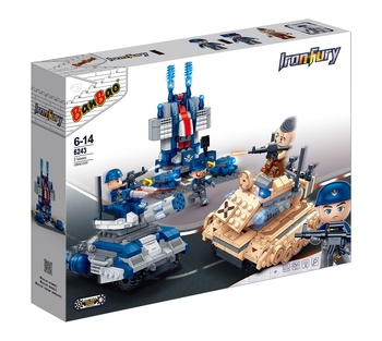 Конструктор BanBao Армія 3 в 1 Танковий бій, 538 елементів (6243) - Pampik